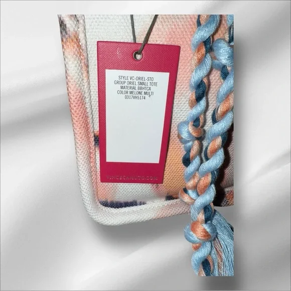 Vince Camuto NWT Orange and Purple Abstract Print Women's Bag - Picture 3 of 8